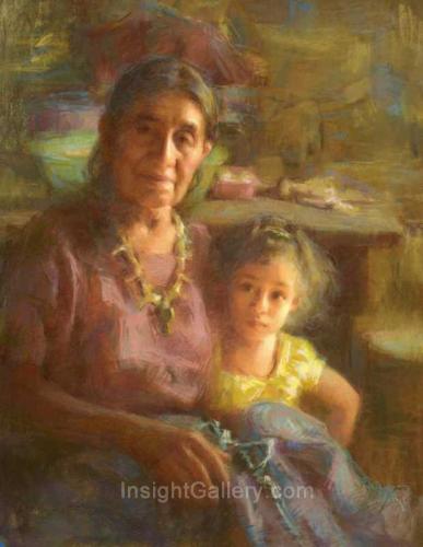 Abuela y su Nieta by Susan Lyon